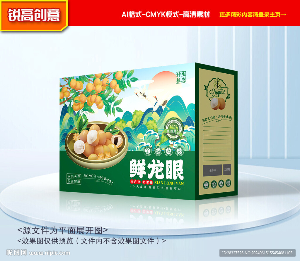 龙眼包装 桂圆礼盒