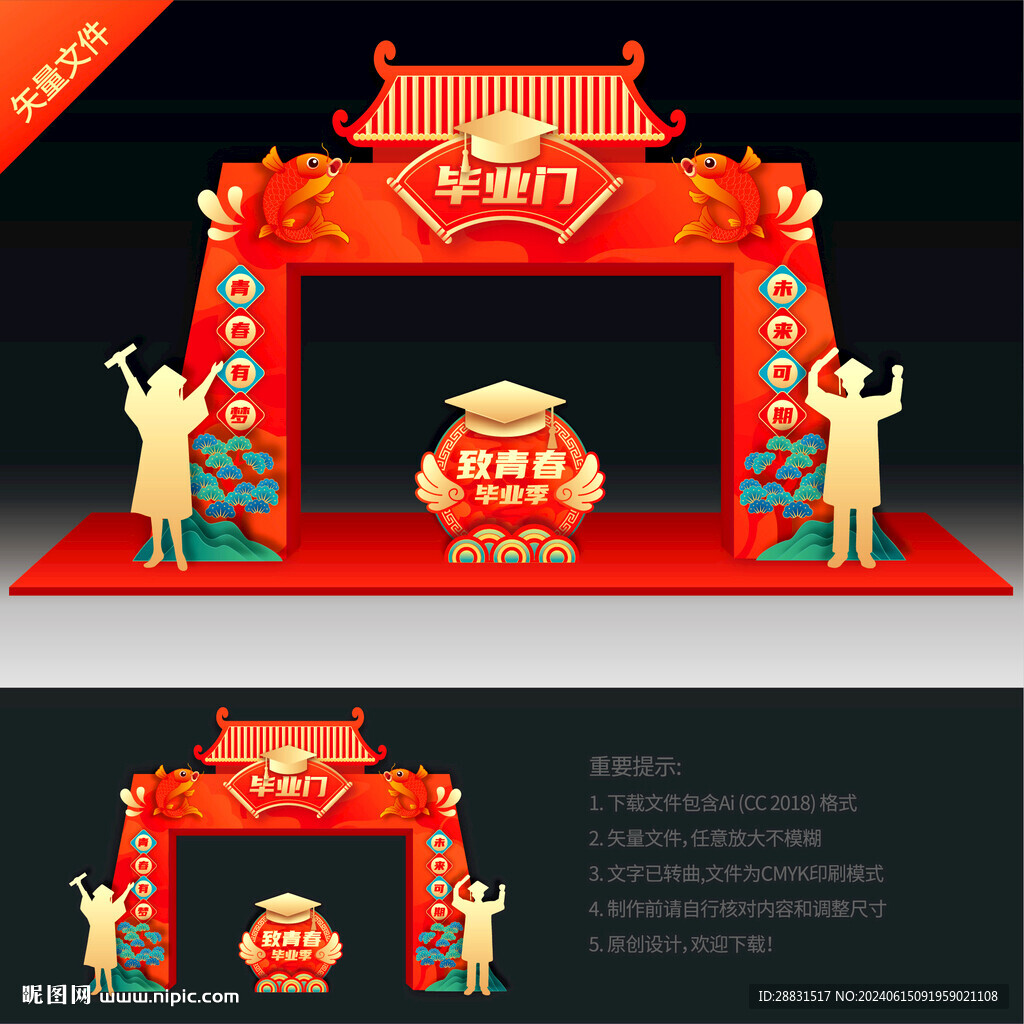 毕业门