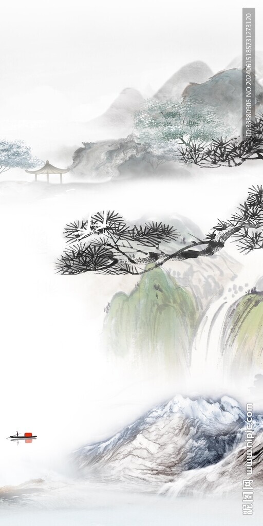 高档 中式高雅玄关 TiF分层