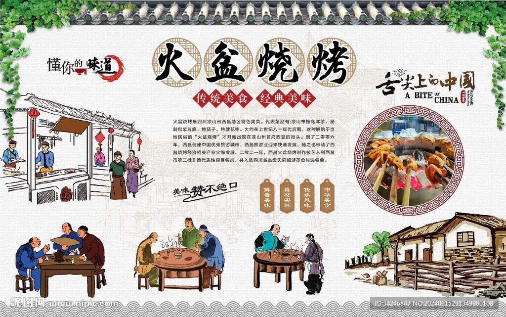 火盆烧烤