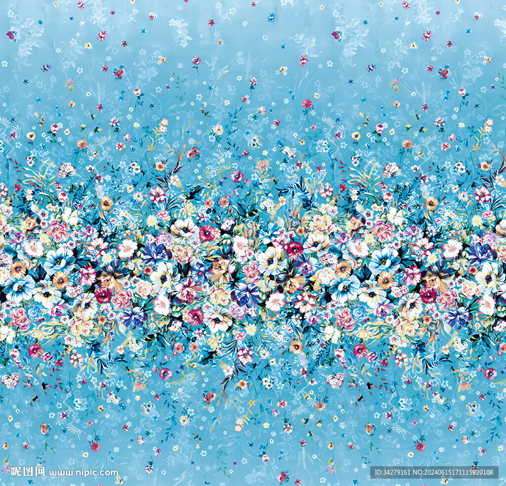 定位碎花