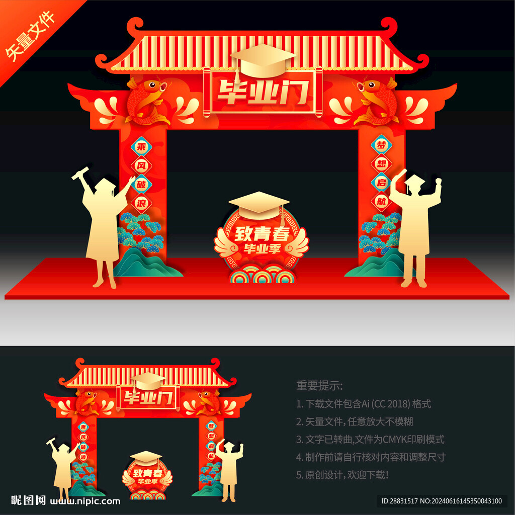 毕业门