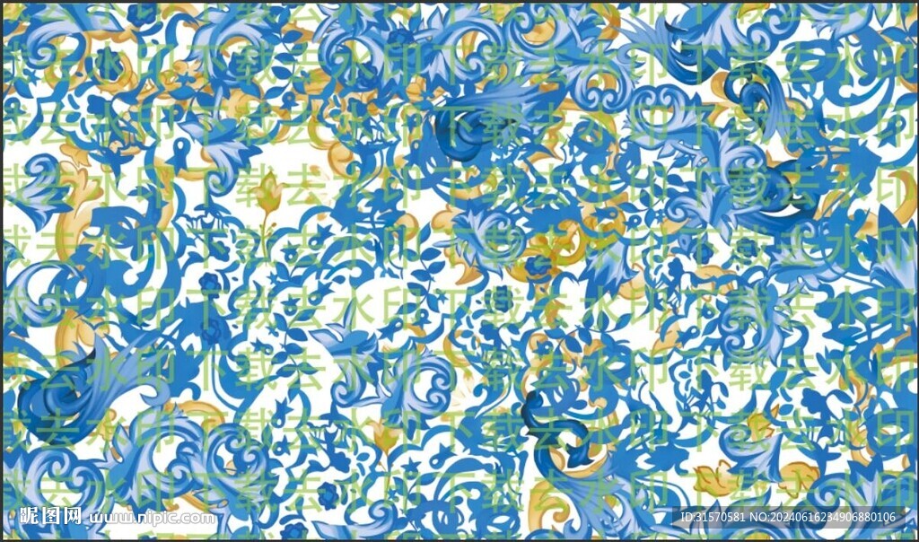 欧式花纹