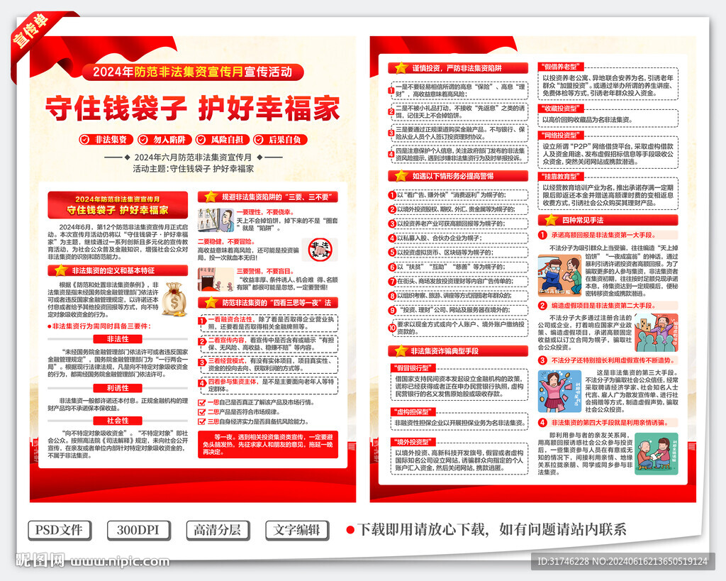 非法集资宣传单