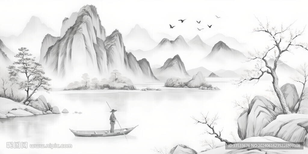 水墨山水