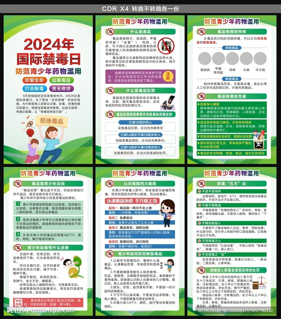 2024国际禁毒日海报