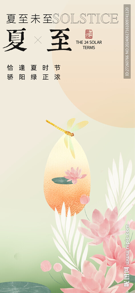 夏至节气海报