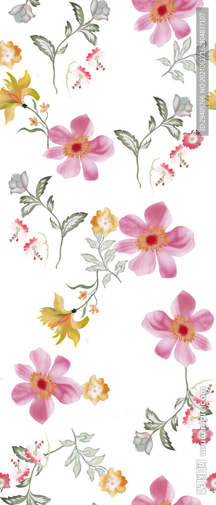 手绘花朵