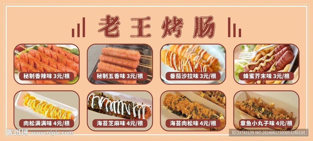 烤肠广告