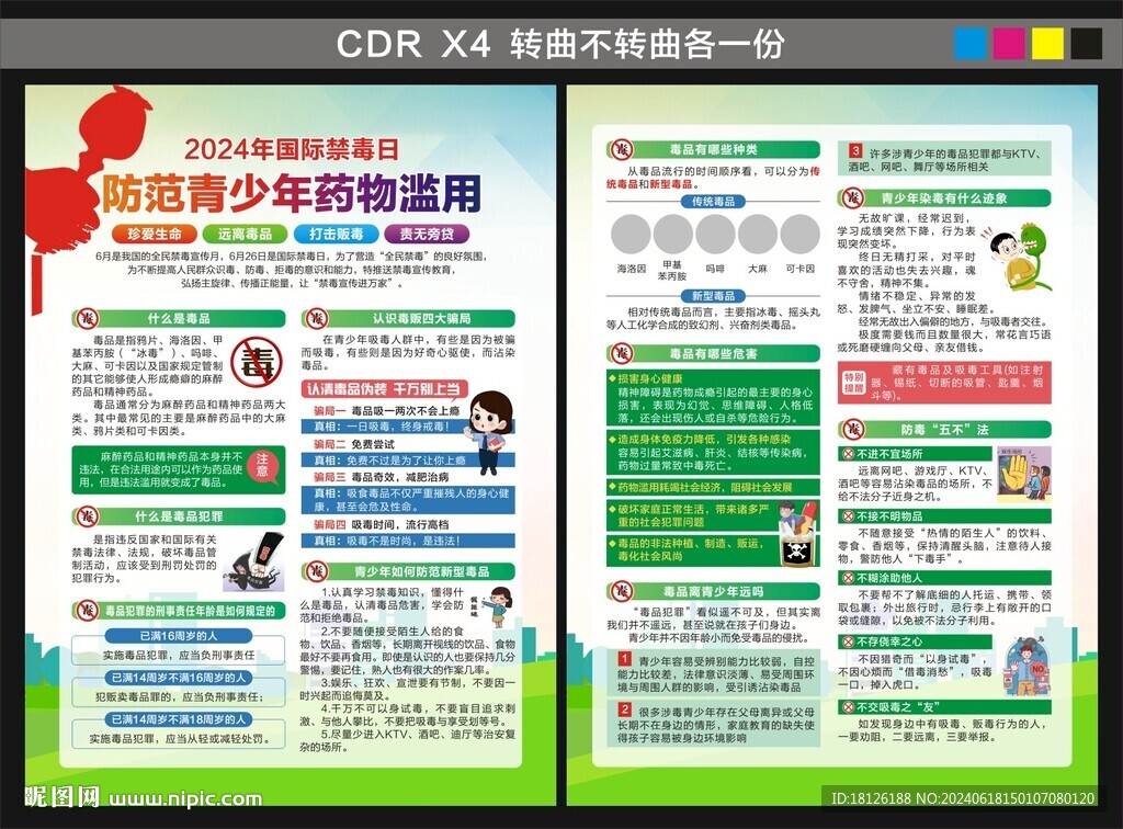 国际禁毒日宣传单
