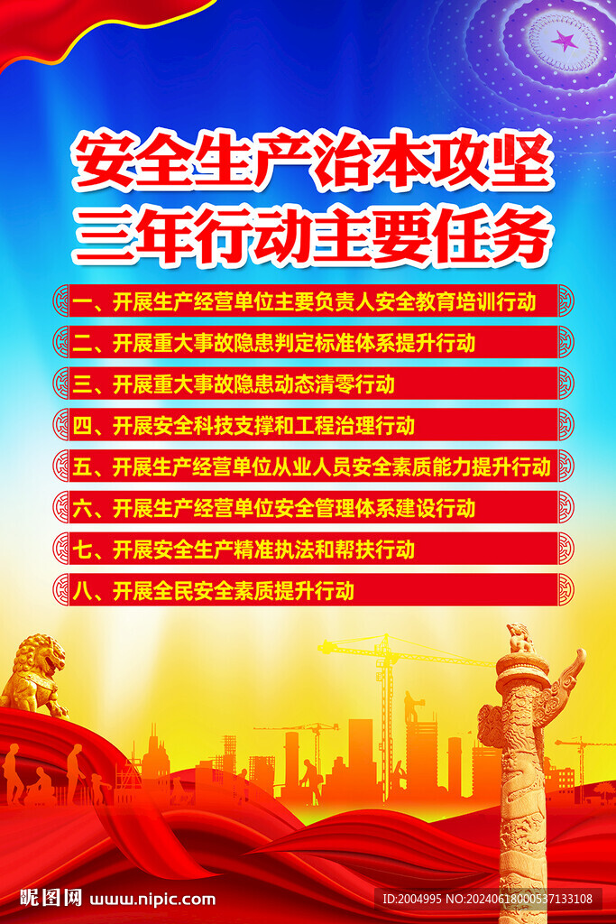 安全生产治本攻坚三年行动