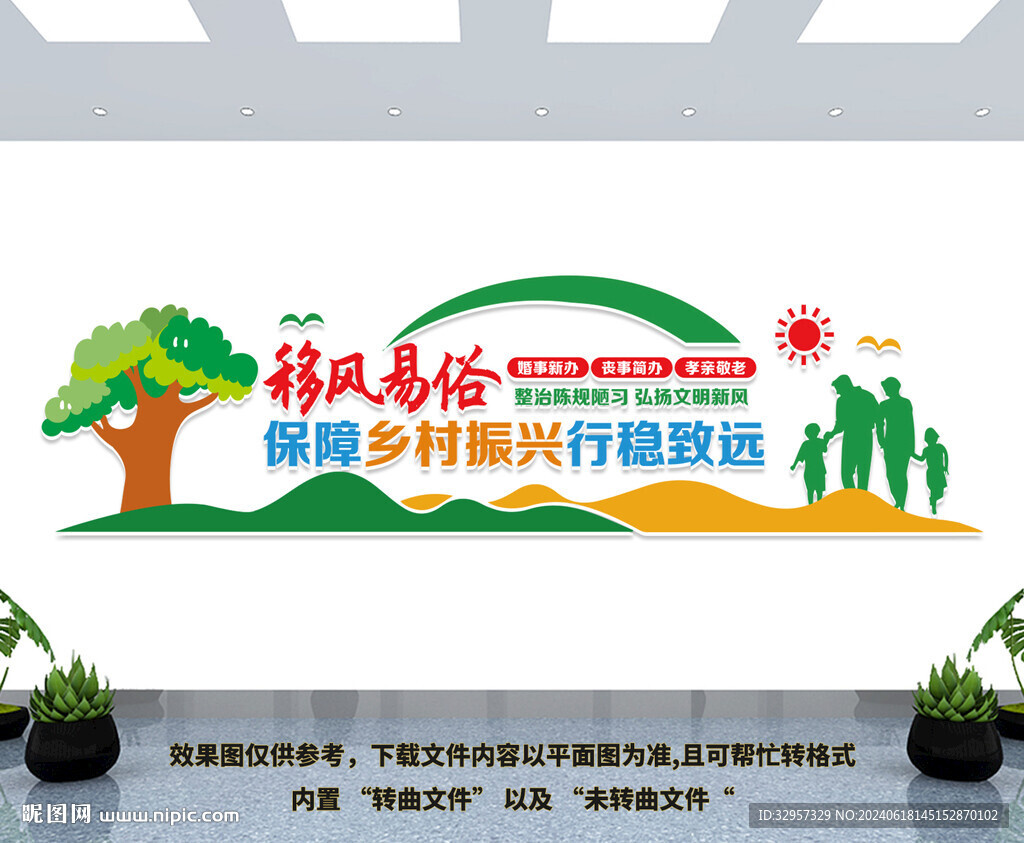 移风易俗文化墙