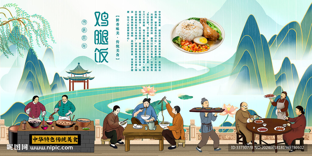 鸡腿饭