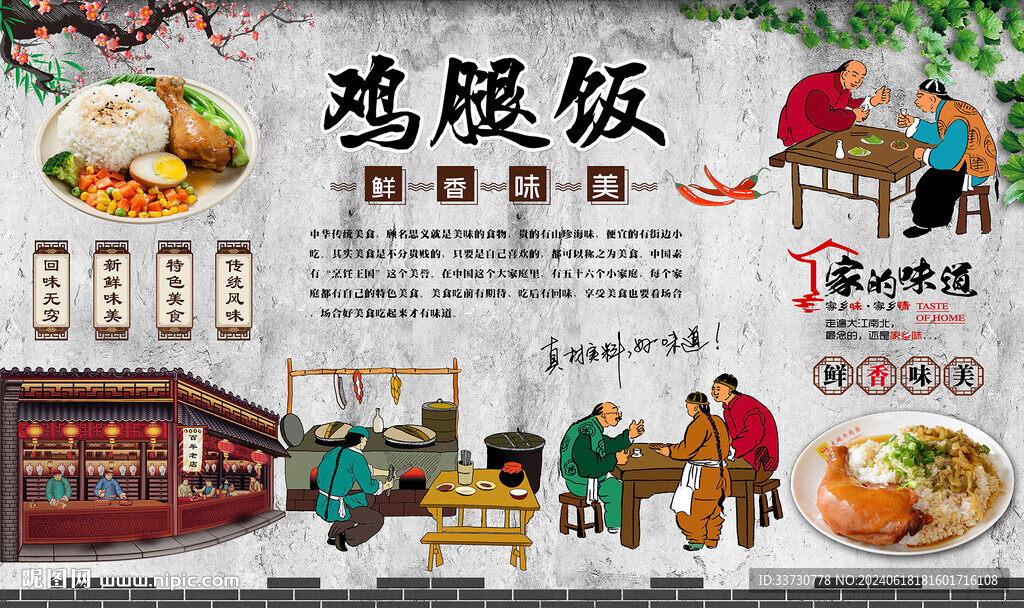 鸡腿饭