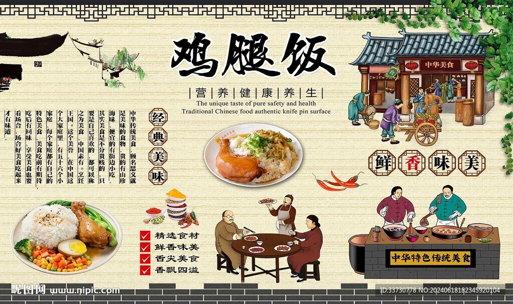 鸡腿饭