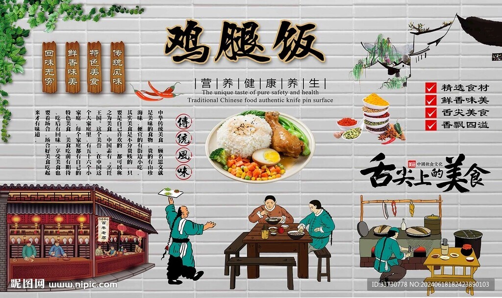 鸡腿饭