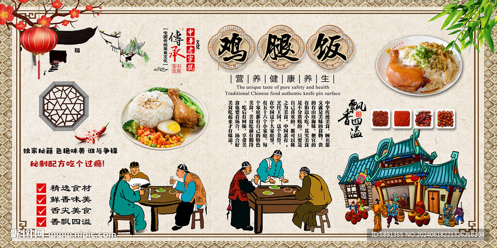 鸡腿饭