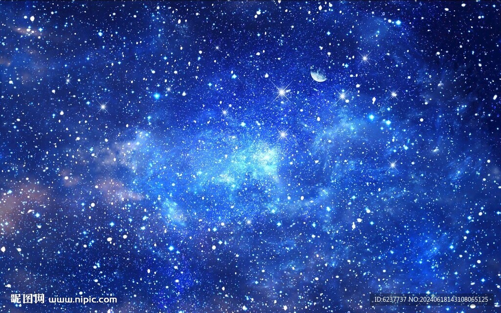 蓝色宇宙星空背景