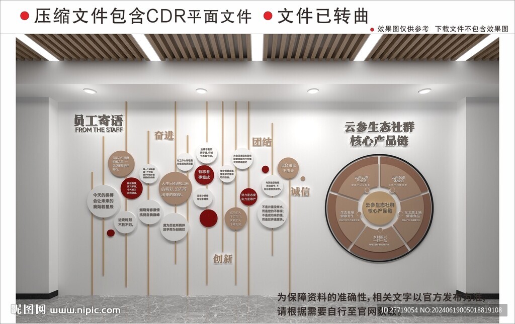 现代企业文化墙