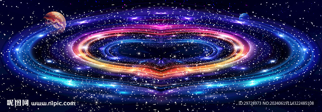 长幅星空装饰画