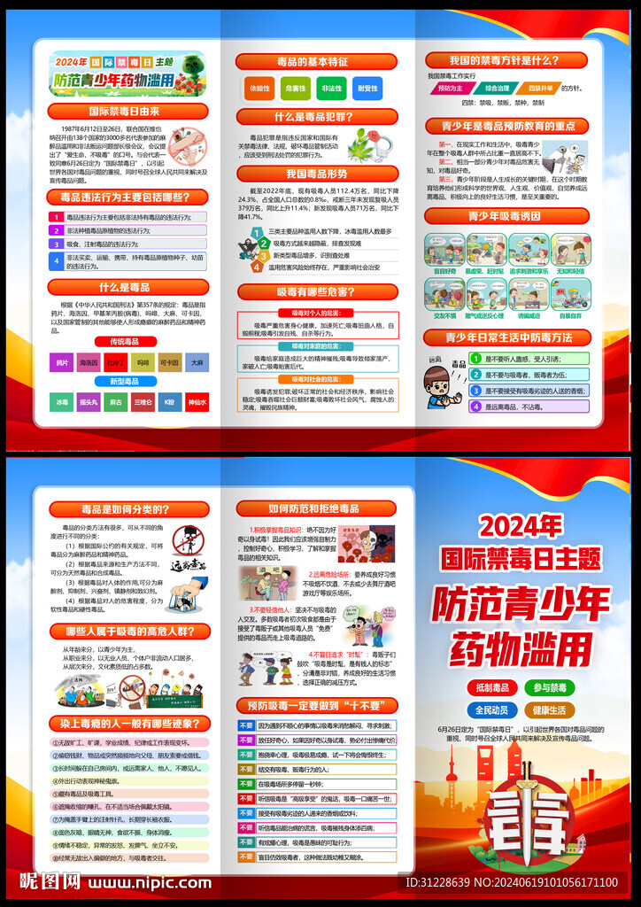 禁毒展板
