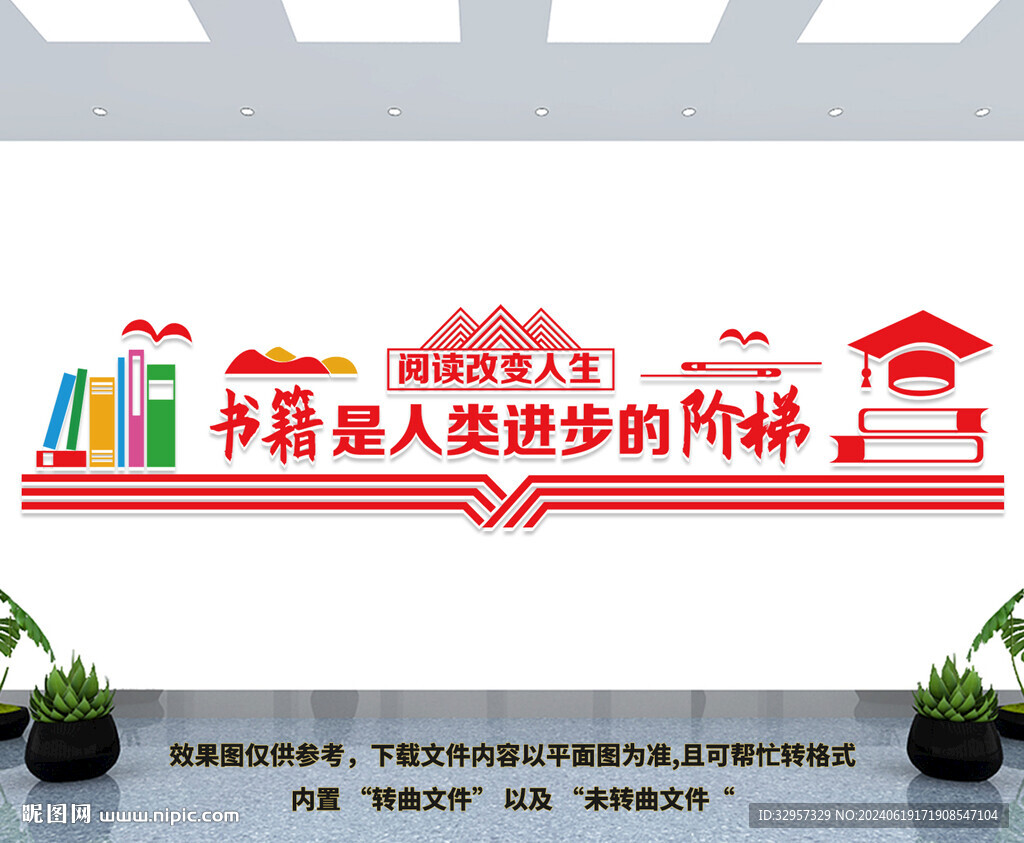 图书室文化墙