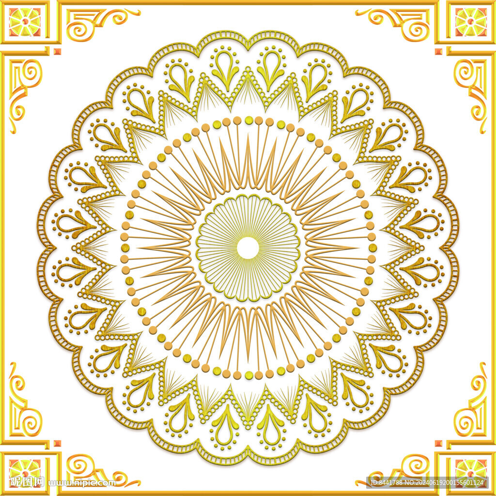 轻奢 现代花纹