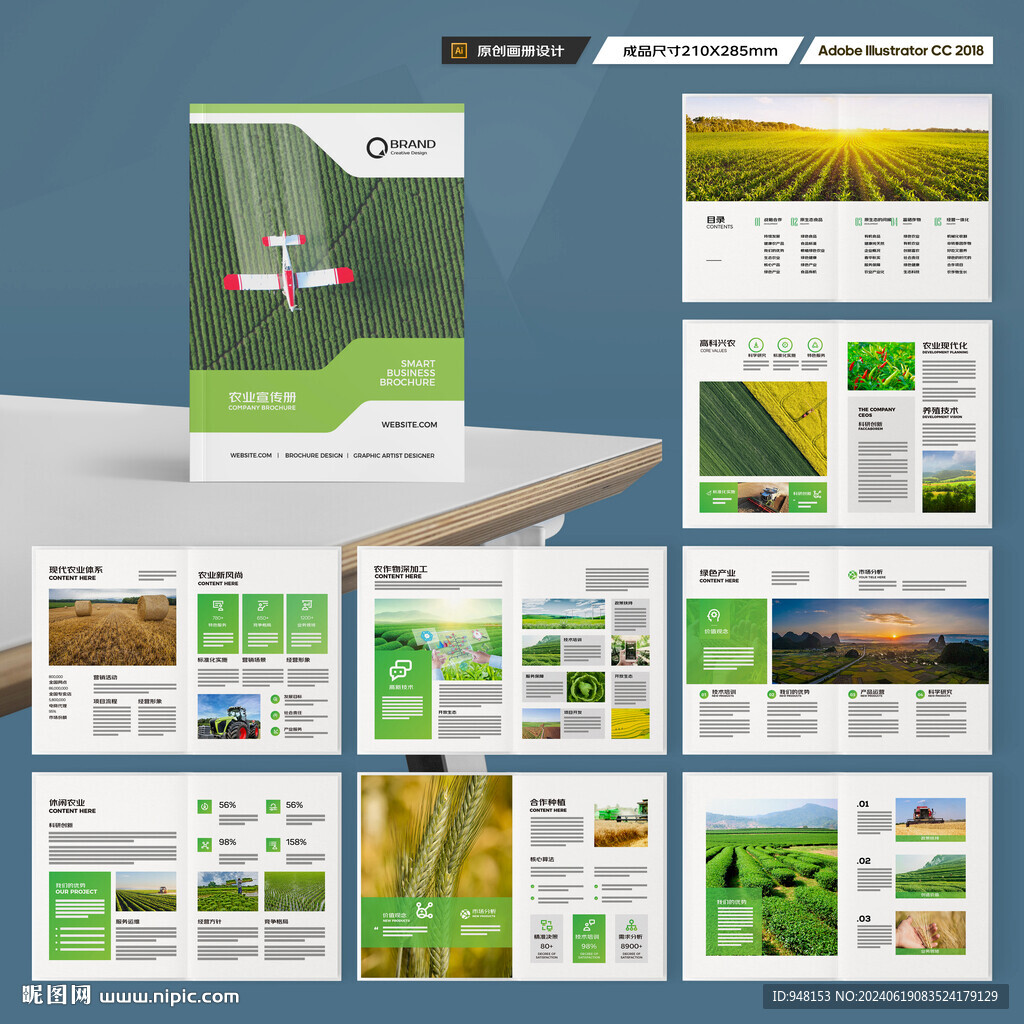农业合作社画册