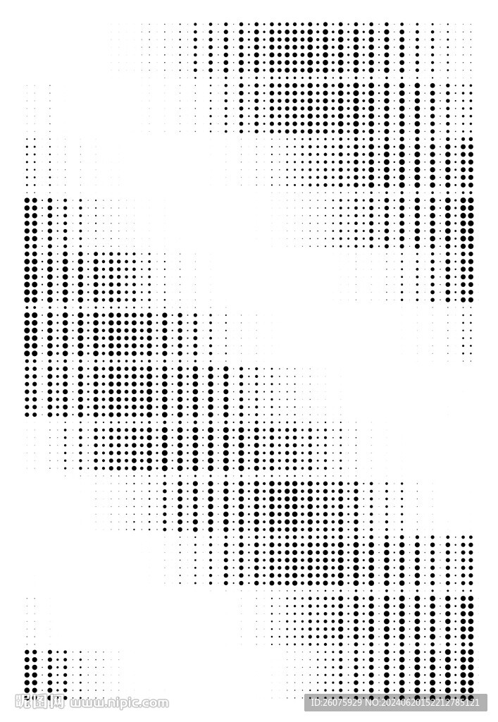 钻孔版渐变花纹