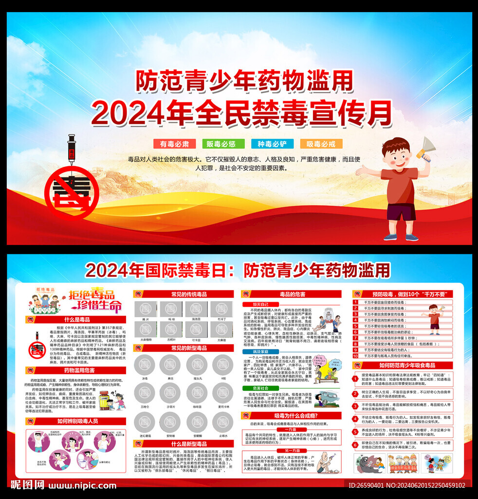 禁毒展板