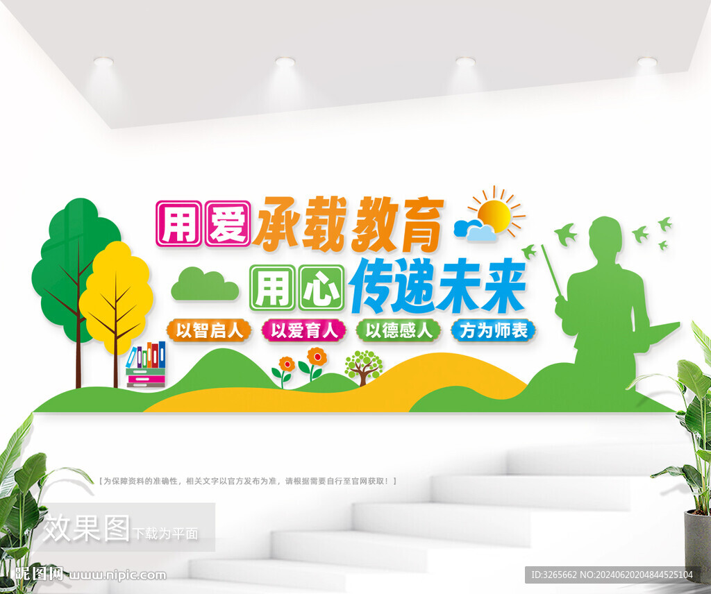 校园教育文化墙图片