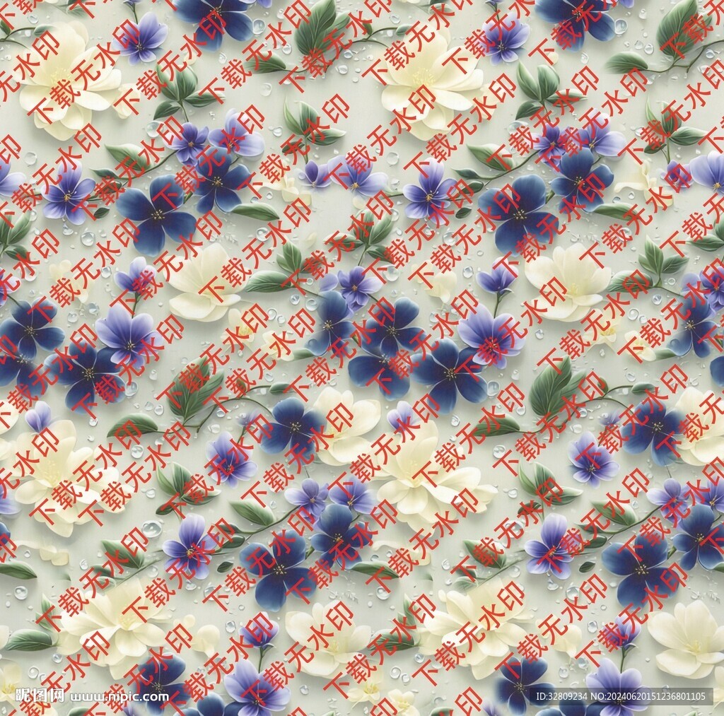 手绘花