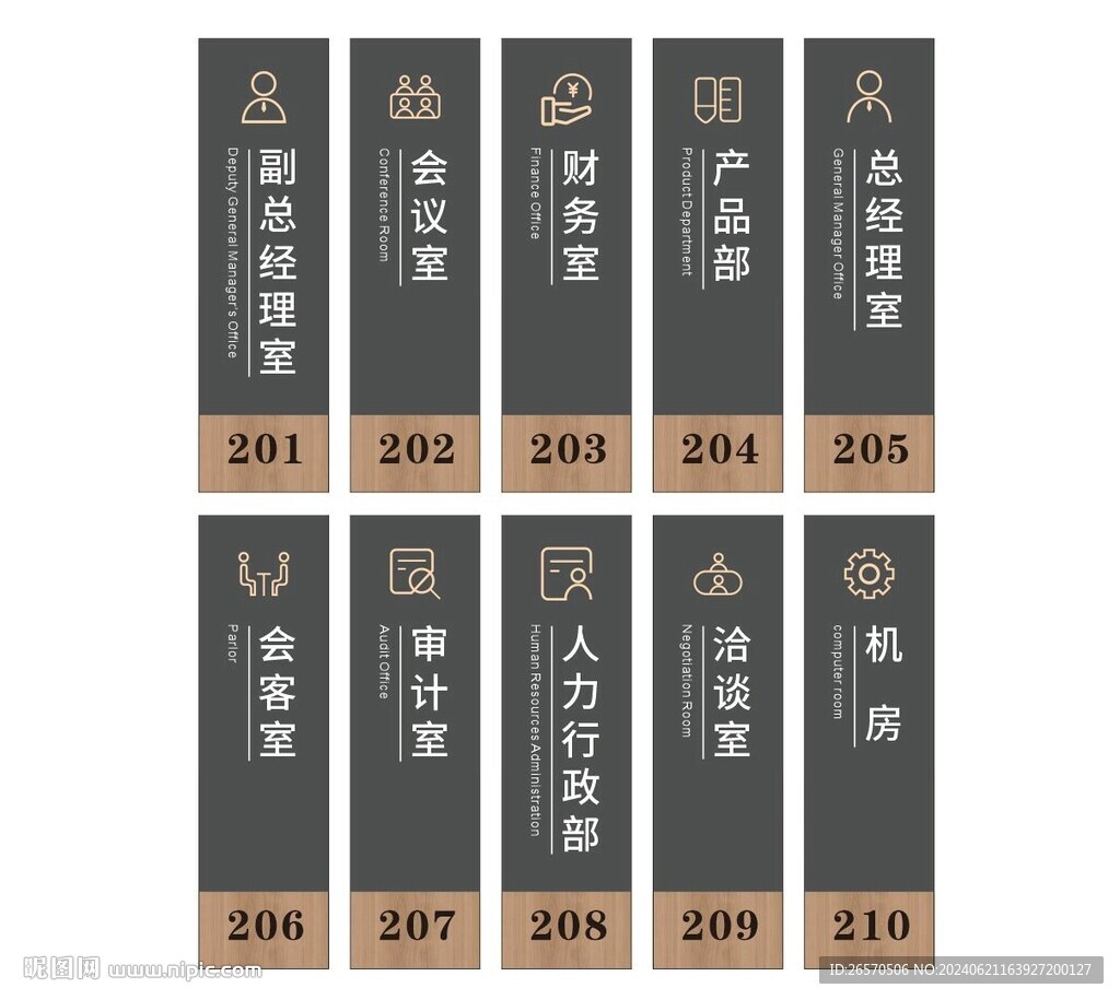 科室牌 
