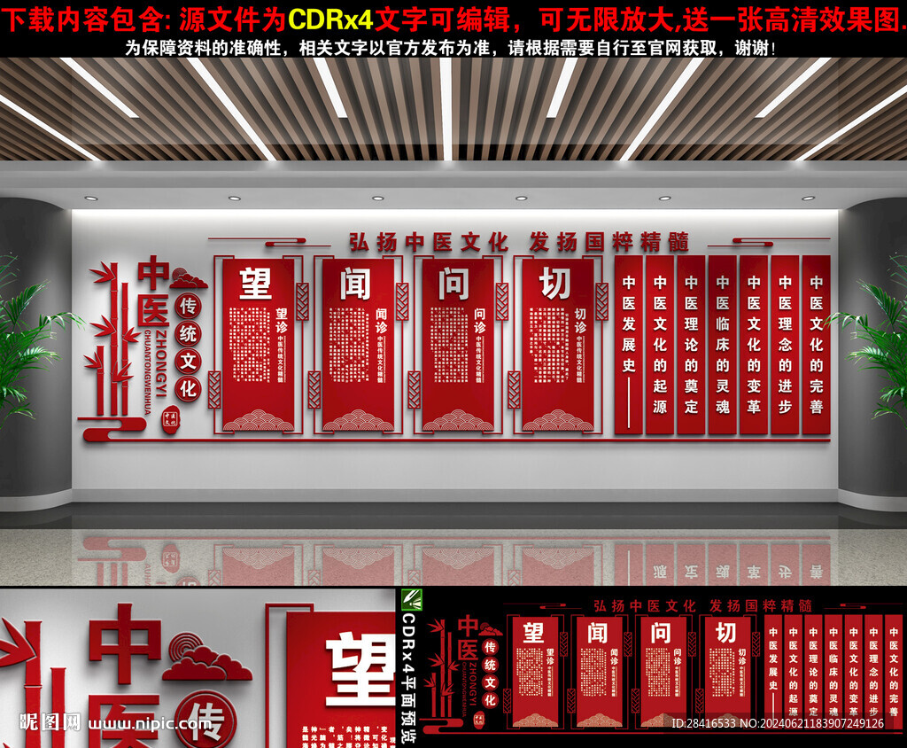望闻问切文化墙