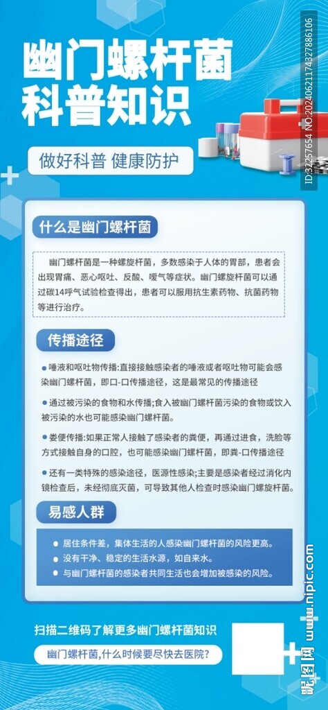 幽门杆菌展架
