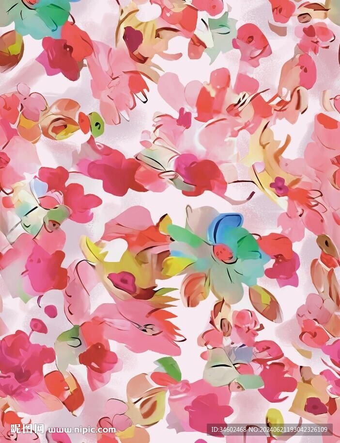 碎花红