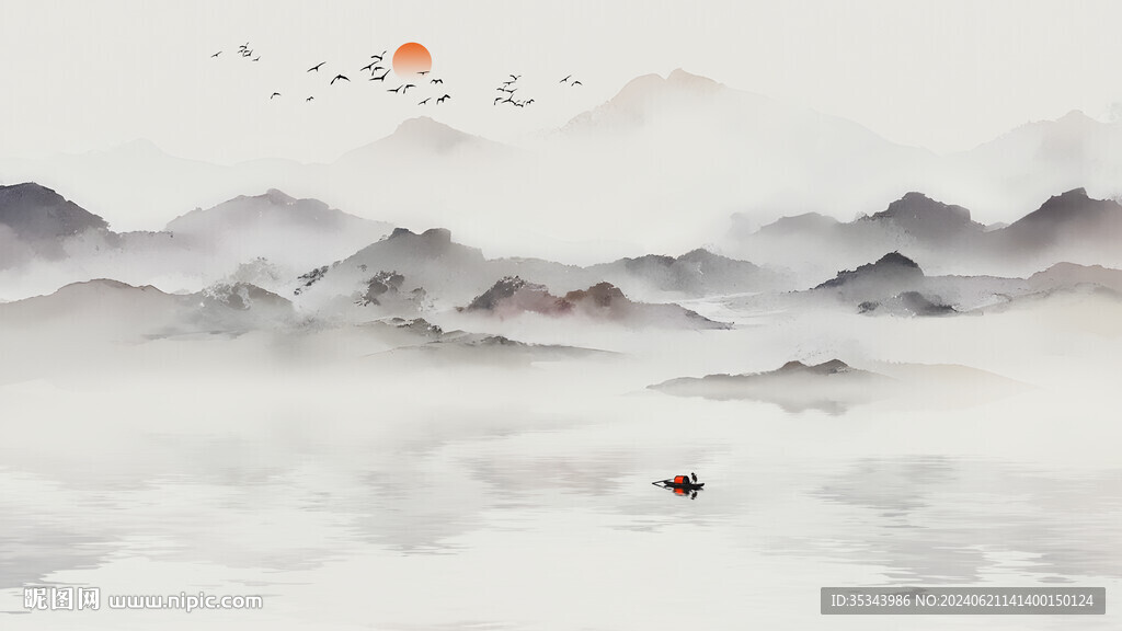 中国水墨风景画