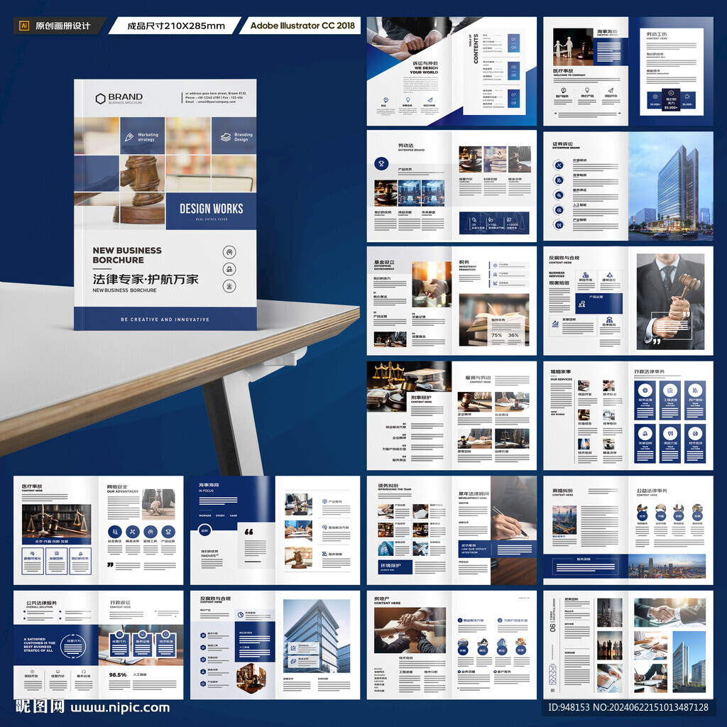 大气律师事务所画册