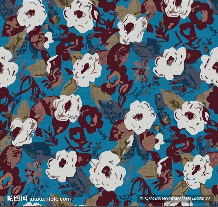 扎染花
