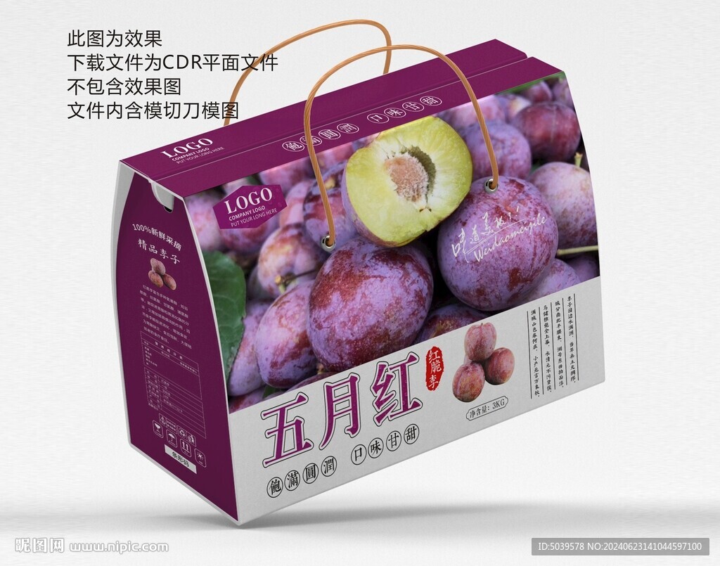 李子礼盒包装
