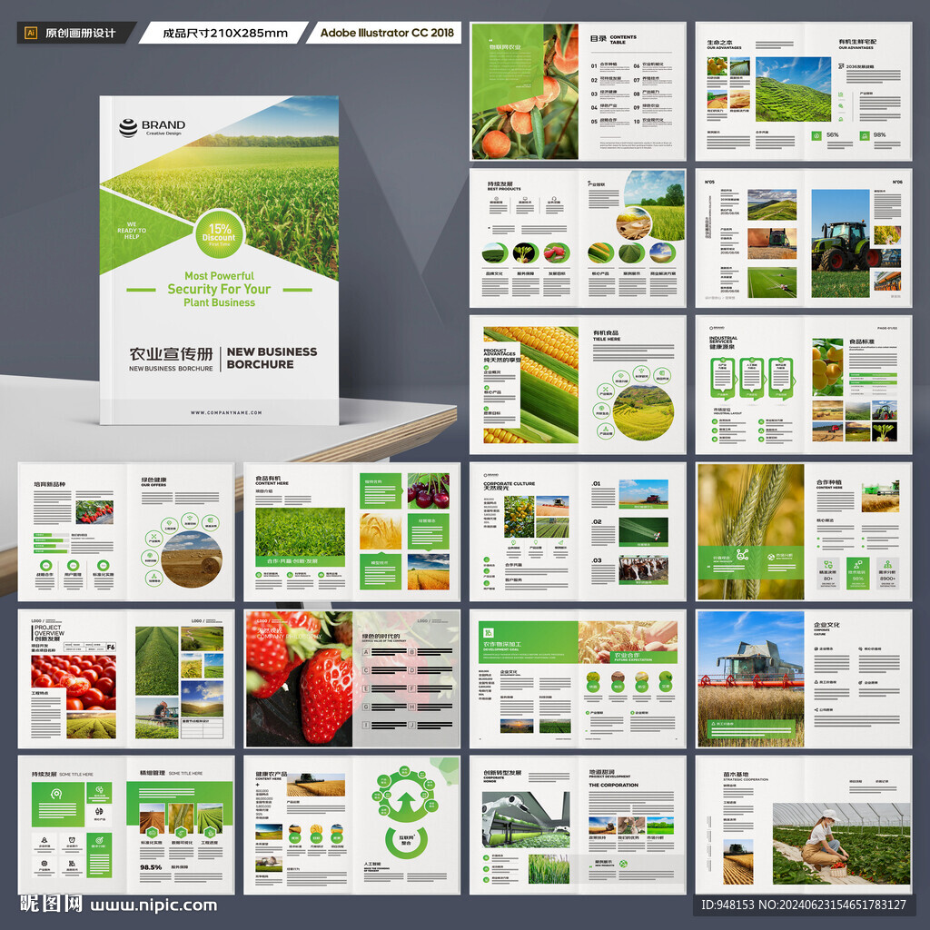 农产品宣传册