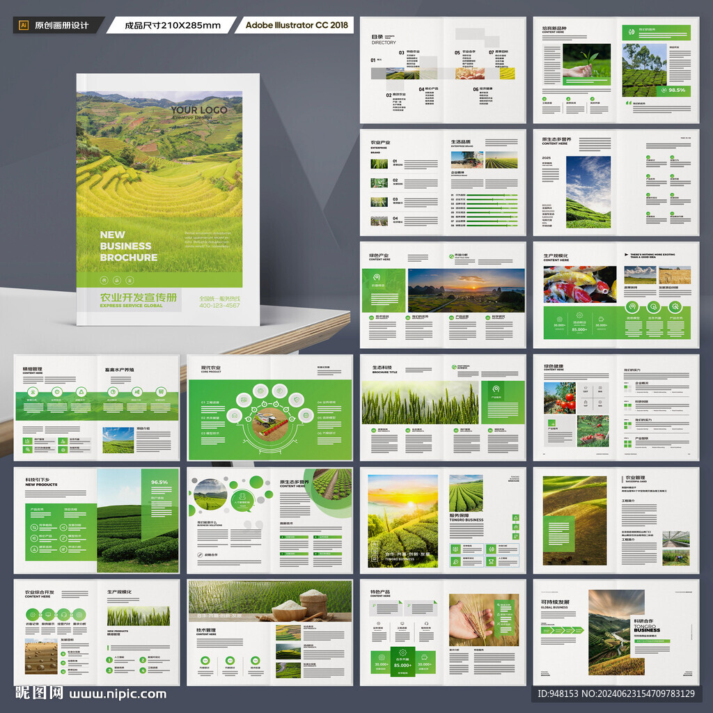 农业合作社画册