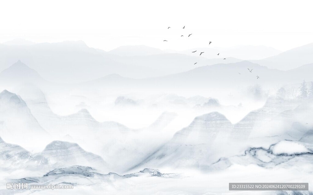 山水背景墙