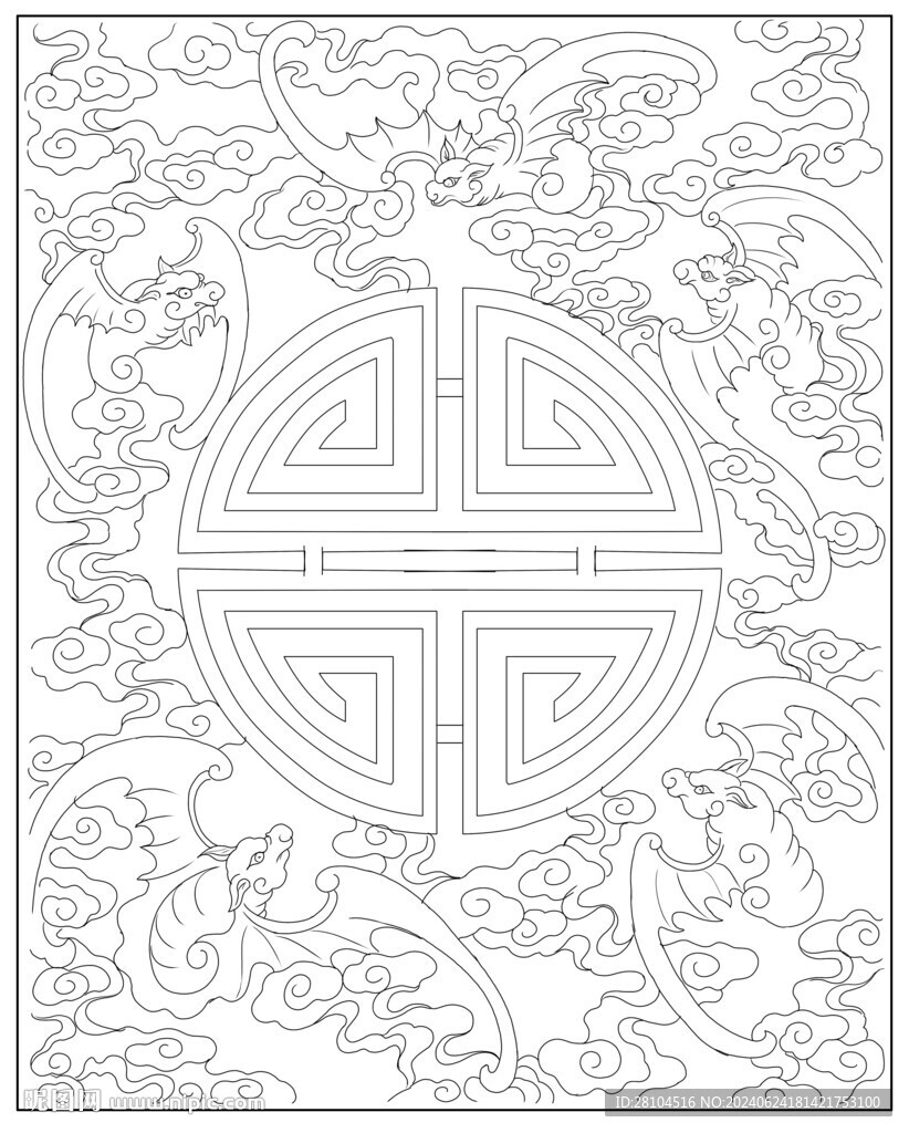 蝙蝠图案 