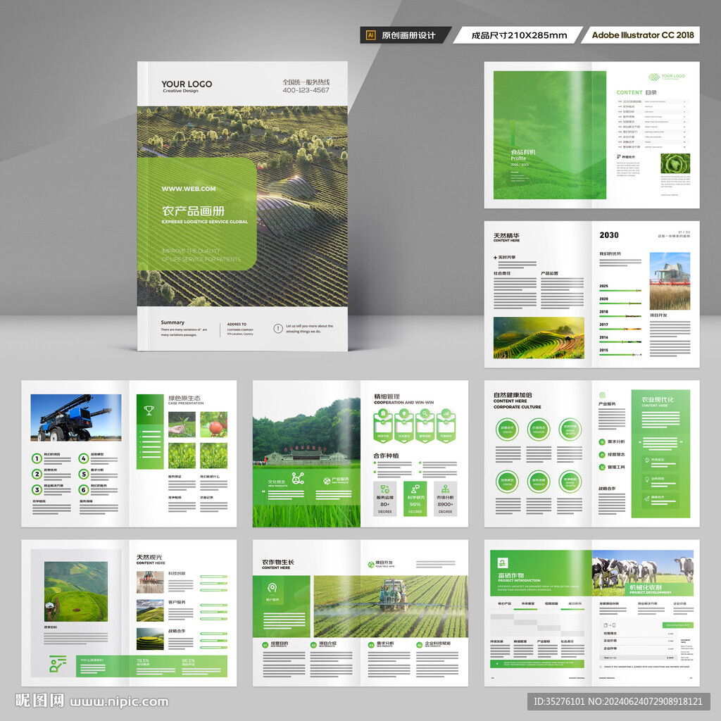 农产品宣传册