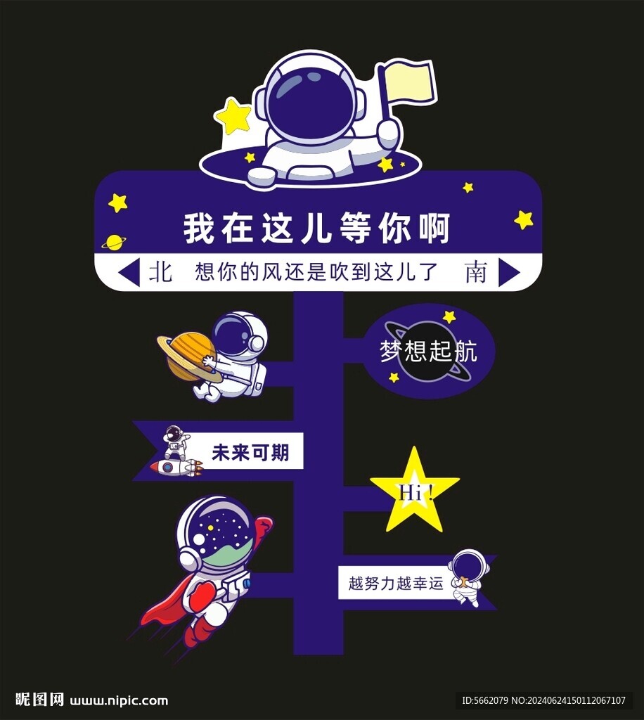 航天指示牌