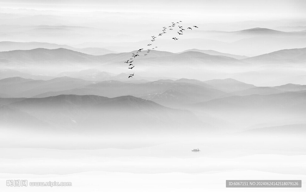 群山远山背景图
