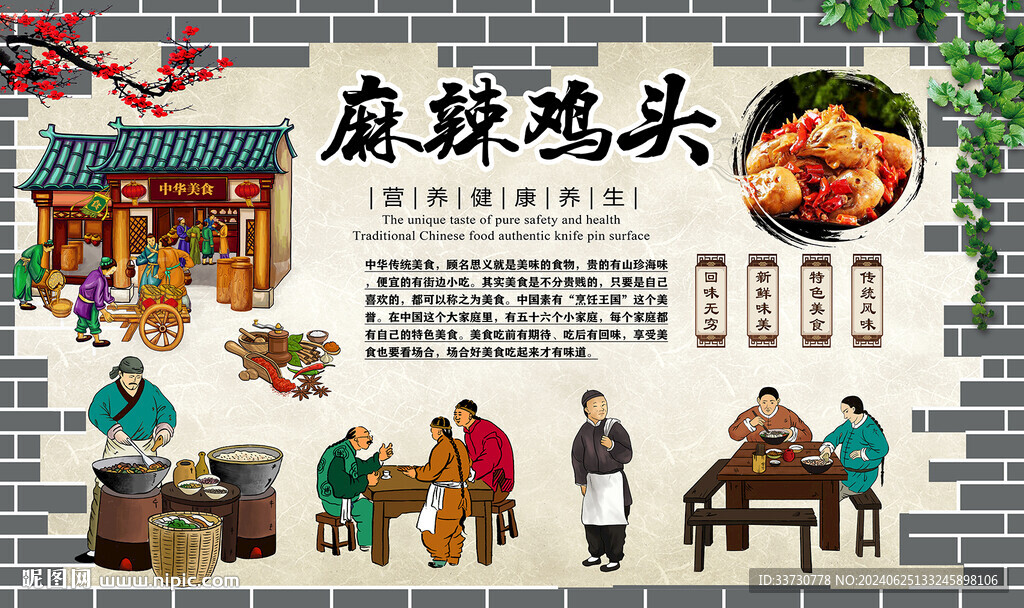 麻辣鸡头