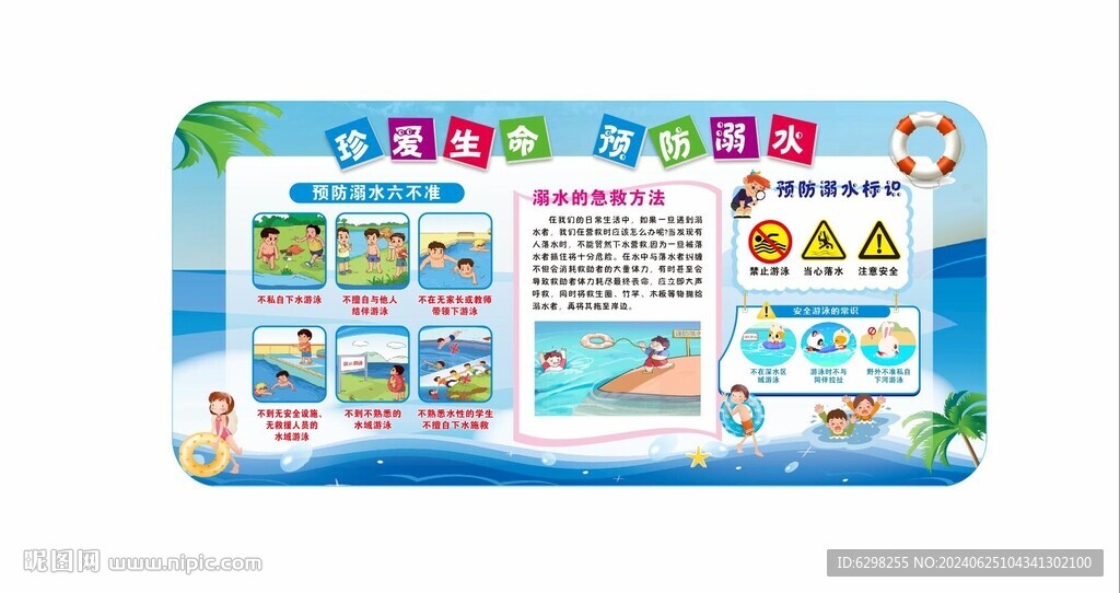 预防溺水宣传栏