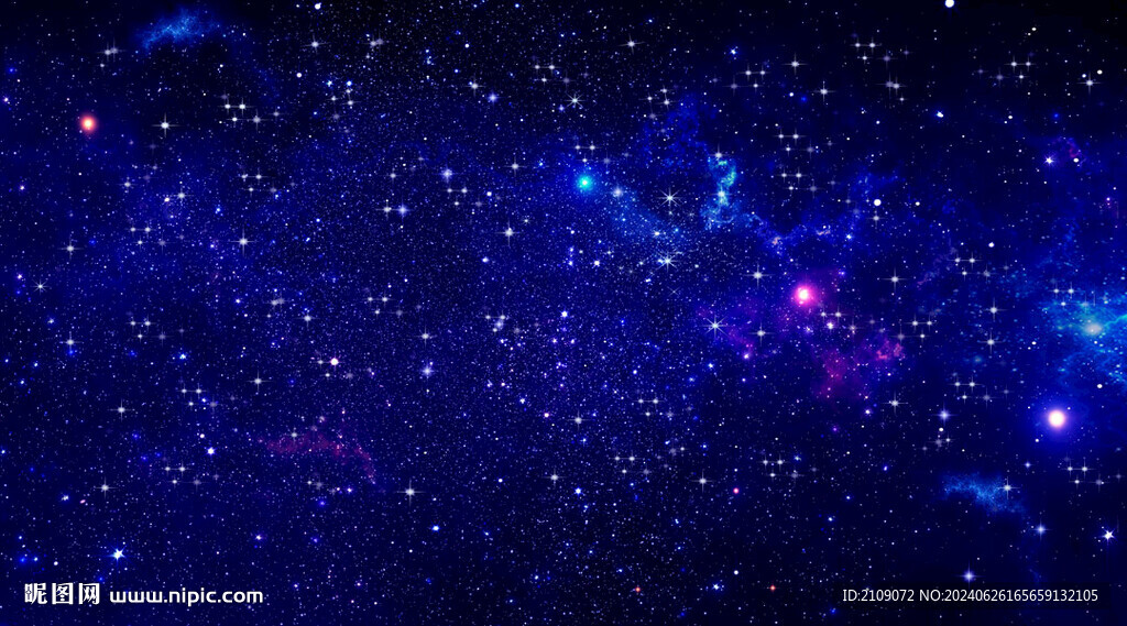 蓝色星空  